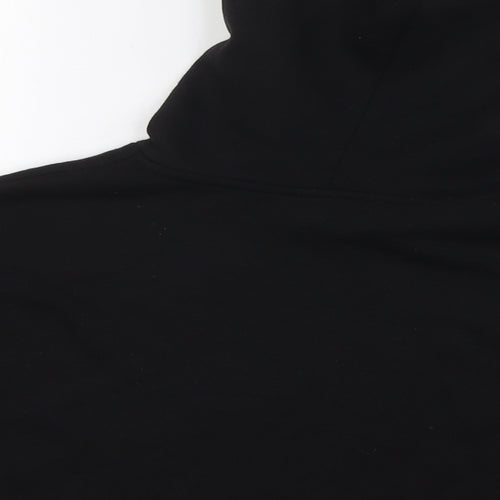 915 Generation Girls Black Polyester Pullover Hoodie Size 12-13 Years - Cropped 1996 NYC