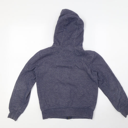 Levi's Boys Blue Cotton Full Zip Hoodie Size 9-10 Years Zip