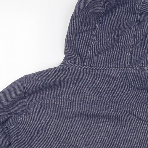 Levi's Boys Blue Cotton Full Zip Hoodie Size 9-10 Years Zip
