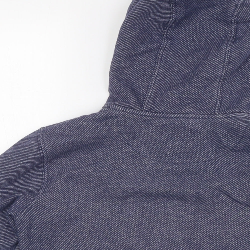 Levi's Boys Blue Cotton Full Zip Hoodie Size 9-10 Years Zip