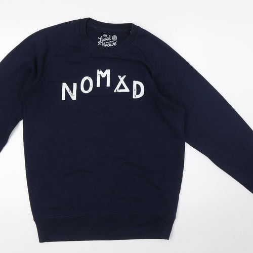 Stanley Mens Blue Cotton Pullover Sweatshirt Size XS - Nomad