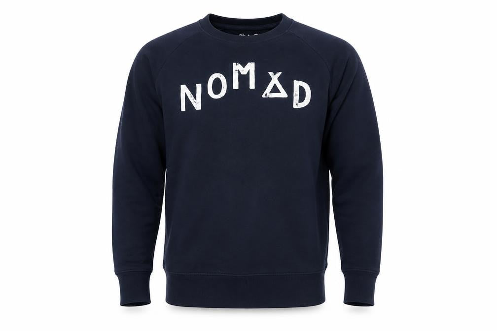 Front view of Stanley men’s blue cotton pullover sweatshirt, size XS, - nomad
