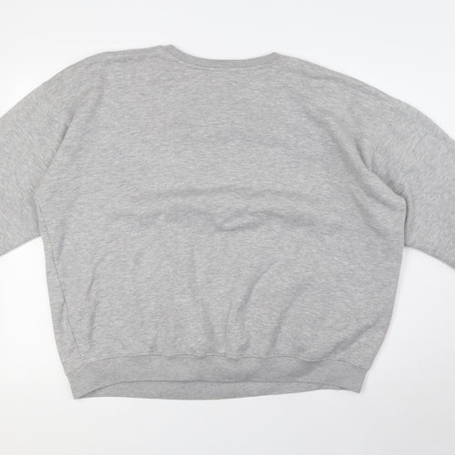 Lasula Womens Grey Cotton Pullover Sweatshirt Size 22 - Barcelona