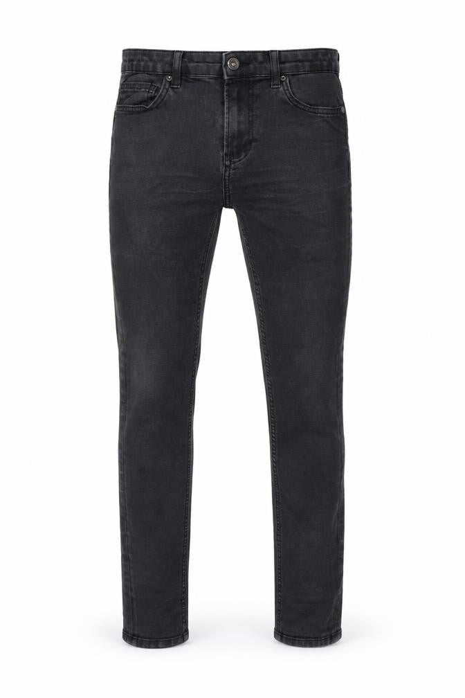 Topman Mens Grey Cotton Blend Straight Jeans Size 32 in L32 in Regular Zip - Skinny fit