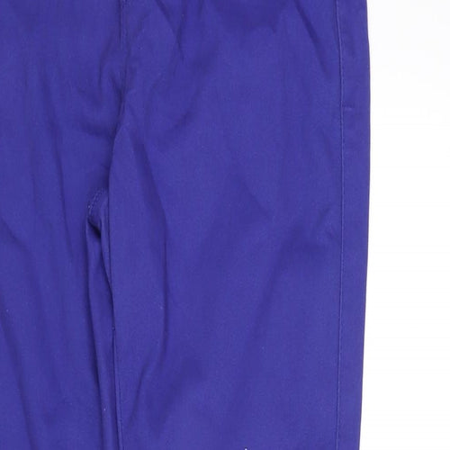 TU Womens Purple Cotton Blend Jegging Jeans Size 14 L27.5 in Regular
