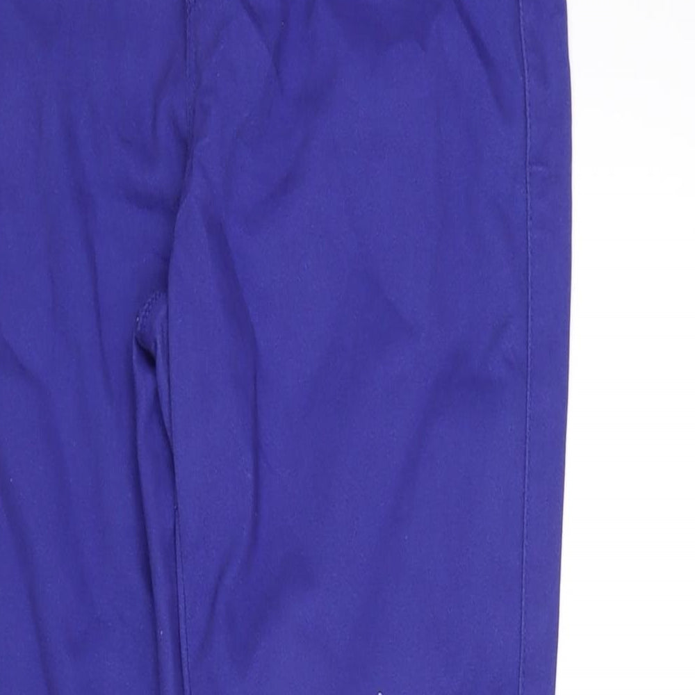 TU Womens Purple Cotton Blend Jegging Jeans Size 14 L27.5 in Regular