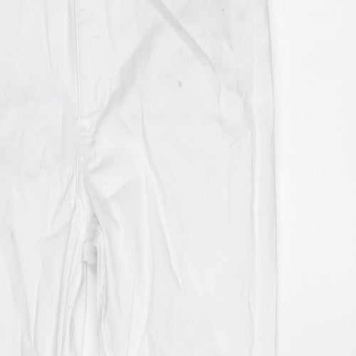 Ralph Lauren Womens White Cotton Blend Skinny Jeans Size 30 in L24.5 in Regular Zip - Polo