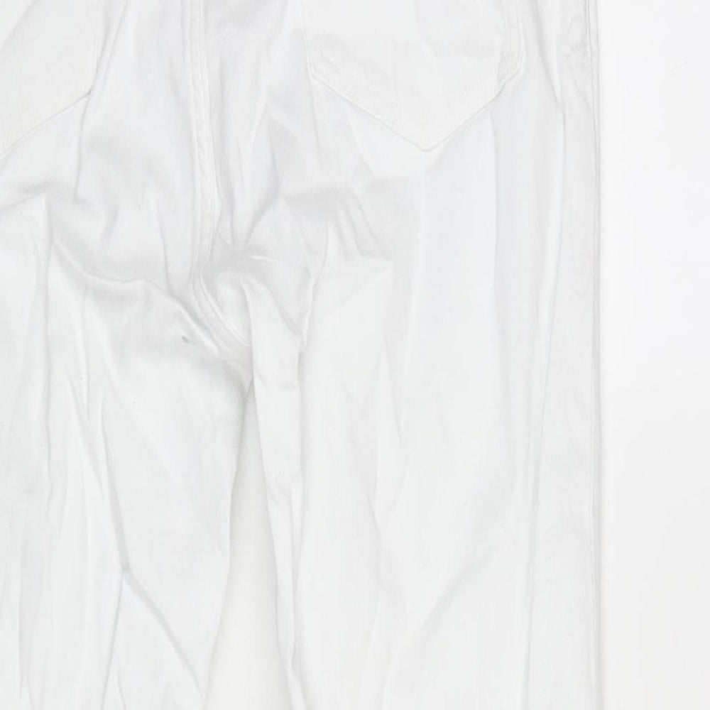 Ralph Lauren Womens White Cotton Blend Skinny Jeans Size 30 in L24.5 in Regular Zip - Polo