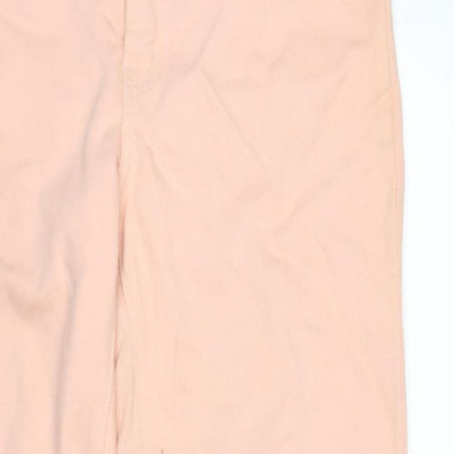 Limted Jeans Womens Pink Cotton Straight Jeans Size 28 in L30.5 in Regular Zip