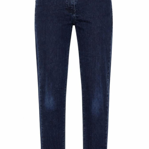 Oasis Womens Blue Cotton Blend Straight Jeans Size 10 L29 in Regular Zip