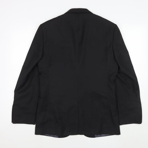 Taylor & Wright Mens Black Polyester Jacket Suit Jacket Size 38 Regular