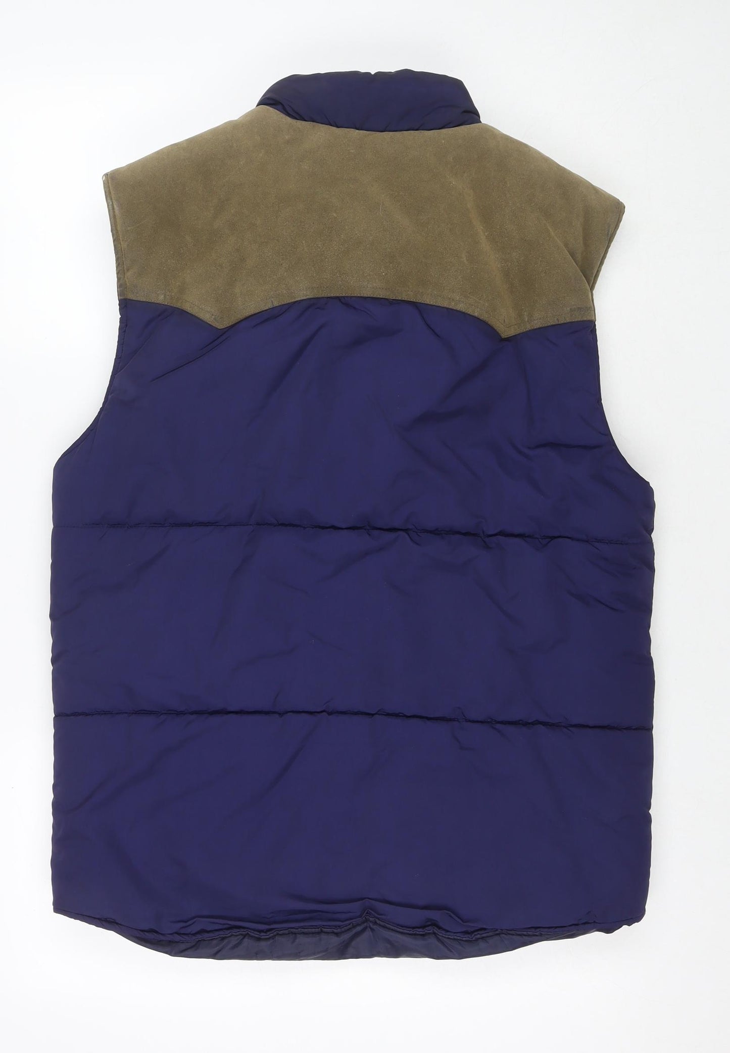 Firetrap Mens Blue Gilet Waistcoat Size XL Zip