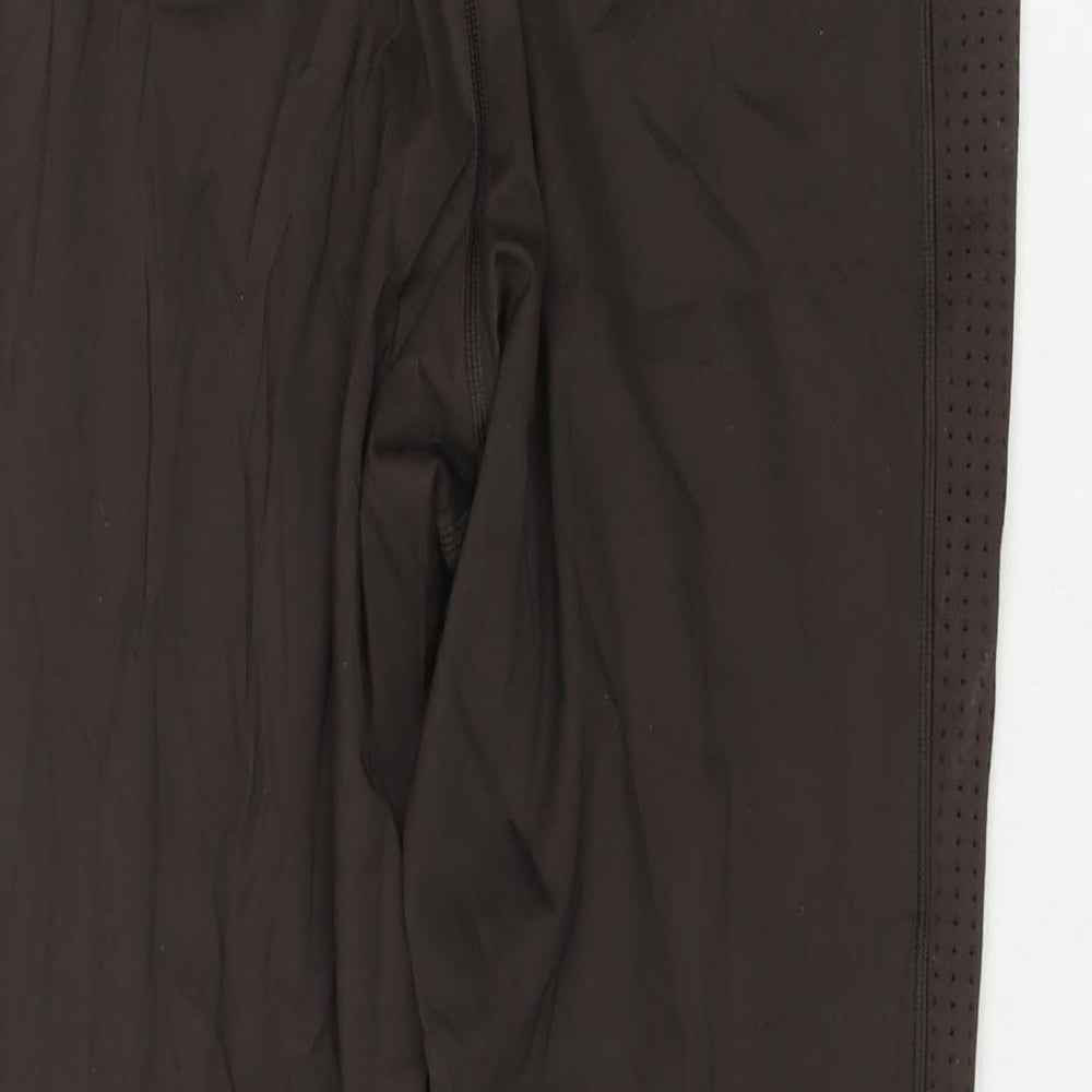 GOODMOVE Womens Brown Polyester Pedal Pusher Leggings Size 20 L25 in Regular Pullover