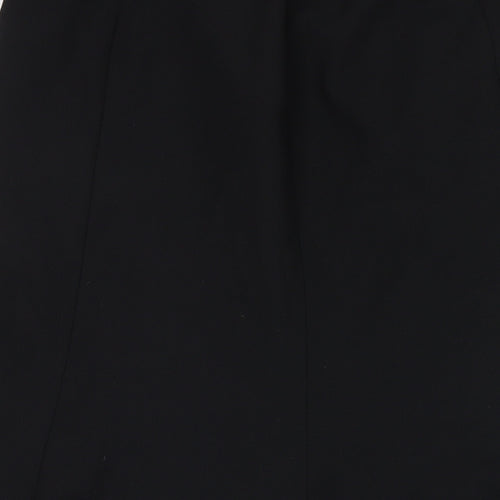 Eastex Womens Black Polyester Trumpet Skirt Size 14 Zip