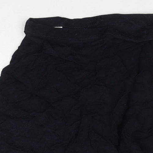 Marks and Spencer Womens Black Paisley Cupro Maxi Skirt Size 12 Zip