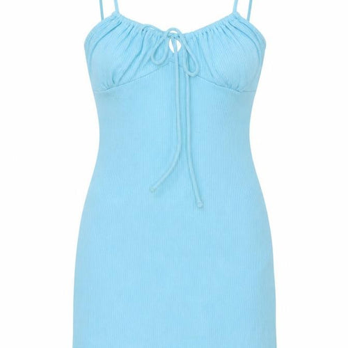 Bershka Womens Blue Cotton Bodycon Size L Sweetheart Pullover