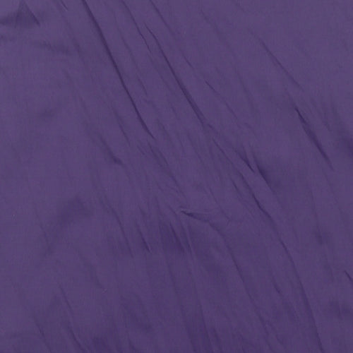 Loge Womens Purple Polyamide Basic Tank Size 14 Round Neck