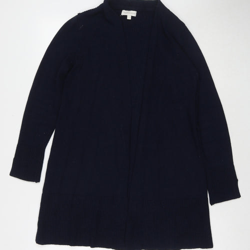 Monsoon Womens Blue V-Neck Viscose Cardigan Jumper Size S