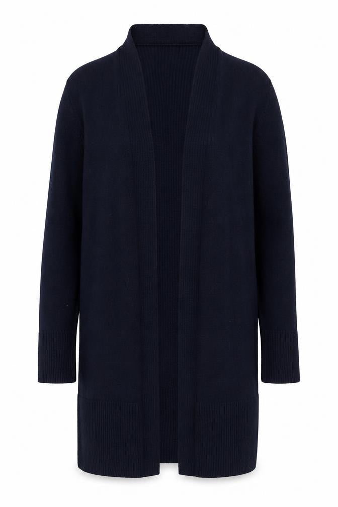 Monsoon Womens Blue V-Neck Viscose Cardigan Jumper Size S