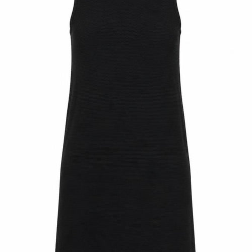 Simple Urban Pieces Womens Black Viscose Tank Dress Size 8 Off the Shoulder Pullover