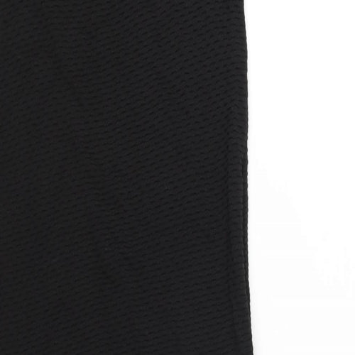 Simple Urban Pieces Womens Black Viscose Tank Dress Size 8 Off the Shoulder Pullover