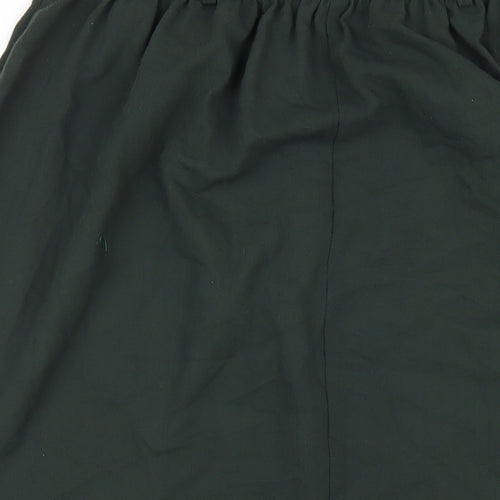 Isabelle Womens Green Polyester A-Line Skirt Size 16