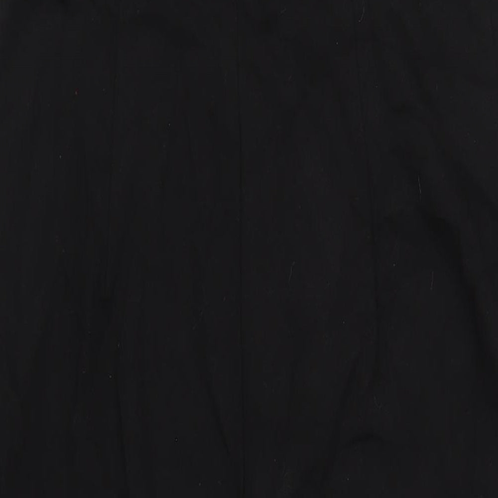 Mint Velvet Womens Black Viscose Jumpsuit One-Piece Size 14 L29 in Zip