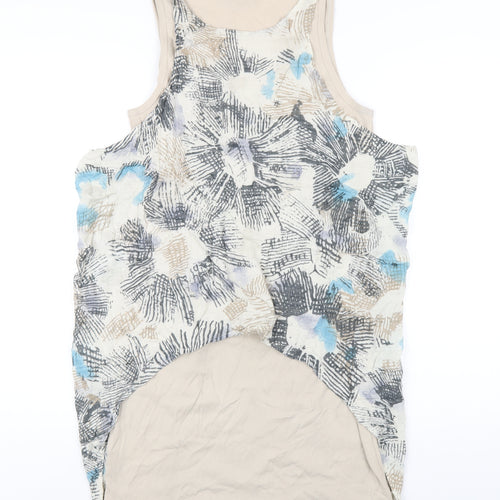 Sandwich Womens Multicoloured Geometric Cotton Tank Dress Size 10 Scoop Neck Pullover