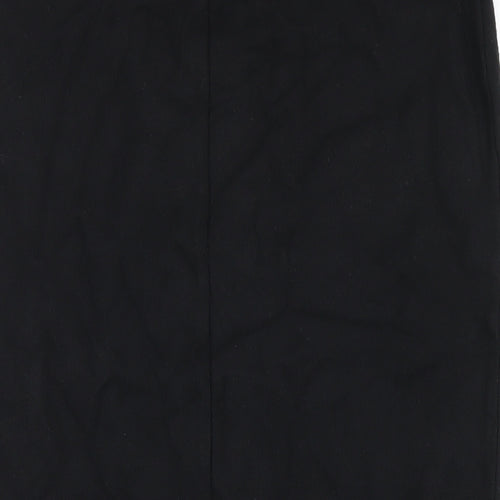 Marks and Spencer Womens Black Polyester Straight & Pencil Skirt Size 10