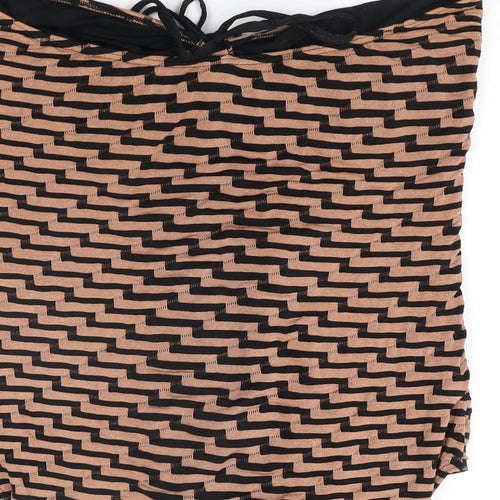 NEXT Womens Gold Geometric Nylon One Piece Size 16