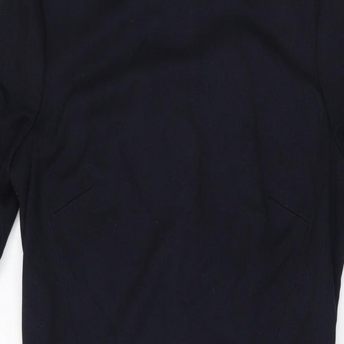 NEXT Womens Blue Polyester Bodycon Size 10 Round Neck Zip