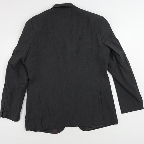 Marks and Spencer Mens Grey Wool Jacket Suit Jacket Size 42 Regular