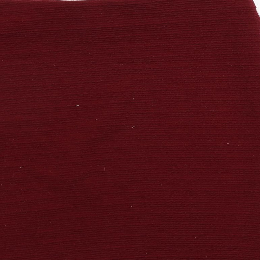 New Look Womens Red Polyester Mini Skirt Size 12 - Elastic Waist