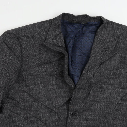 Marks and Spencer Mens Grey Viscose Jacket Suit Jacket Size 40 Regular