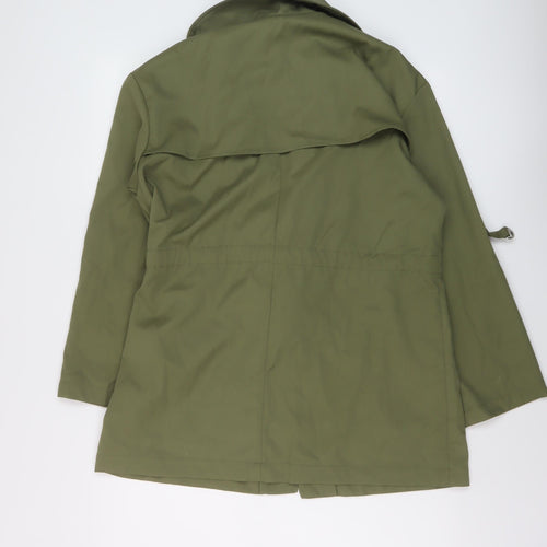 Stradivarius Womens Green Jacket Size S Tie