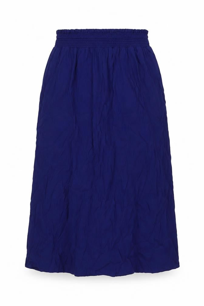 Marks and Spencer Womens Blue Viscose A-Line Skirt Size 10