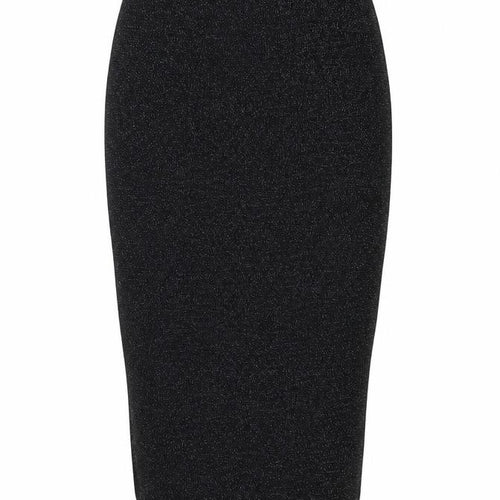 Ah Polly Womens Black Polyester Bandage Skirt Size 23 in
