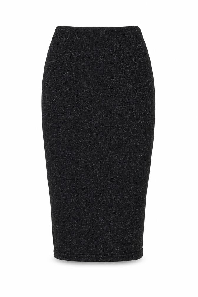 Ah Polly Womens Black Polyester Bandage Skirt Size 23 in