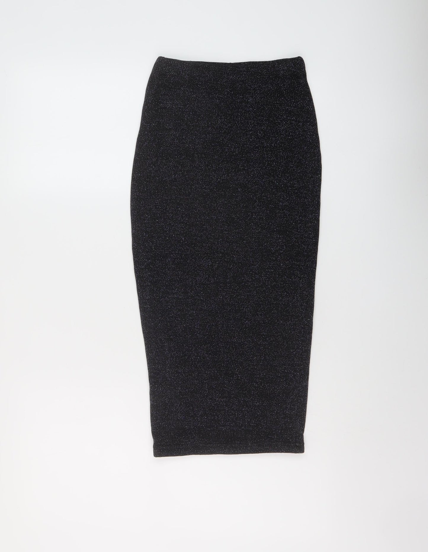 Ah Polly Womens Black Polyester Bandage Skirt Size 23 in