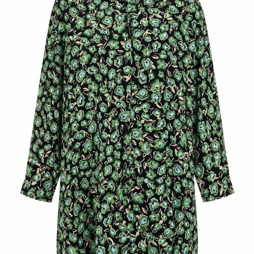 Zara Womens Multicoloured Geometric Cotton Shirt Dress Size XS Collared Button