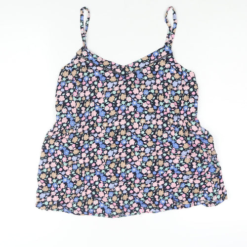 Marks and Spencer Womens Multicoloured Floral Polyester Camisole Blouse Size 8 Sweetheart