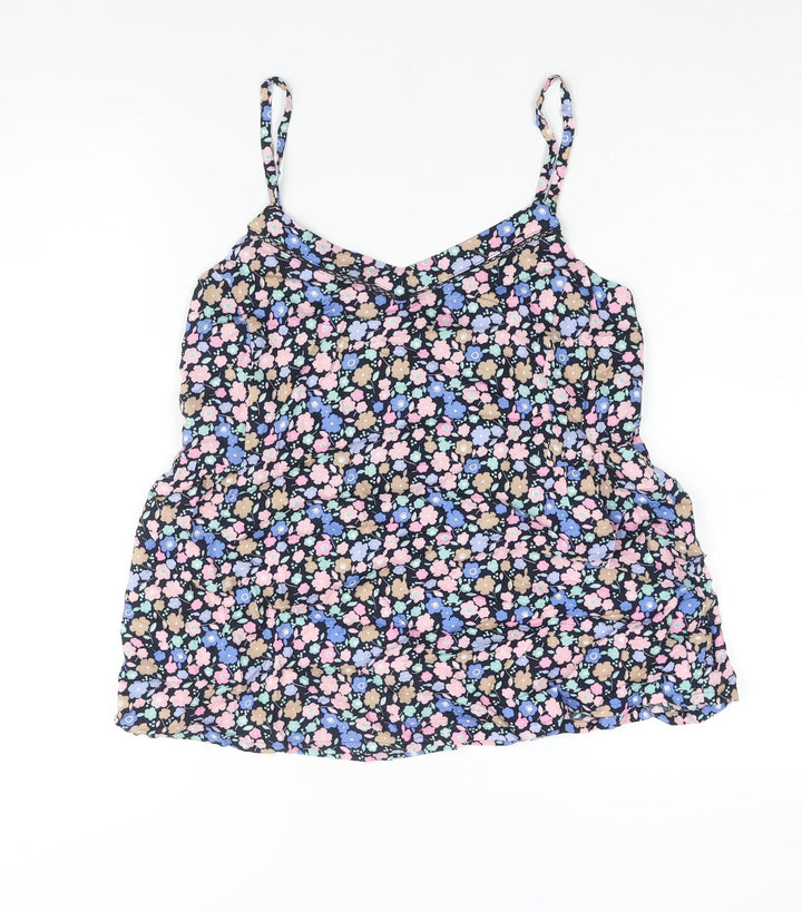 Marks and Spencer Womens Multicoloured Floral Polyester Camisole Blouse Size 8 Sweetheart