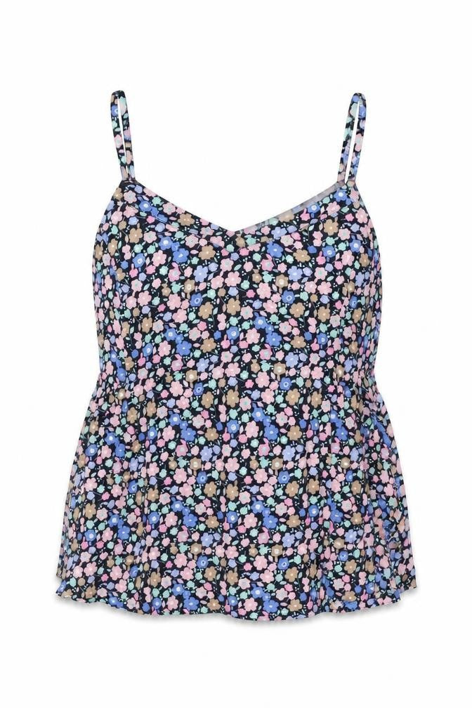 Marks and Spencer Womens Multicoloured Floral Polyester Camisole Blouse Size 8 Sweetheart