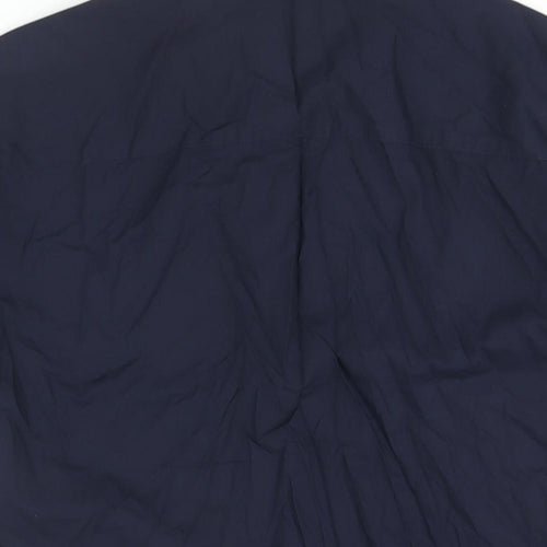 Uniqlo Mens Blue Cotton Button-Up Size S Collared Button