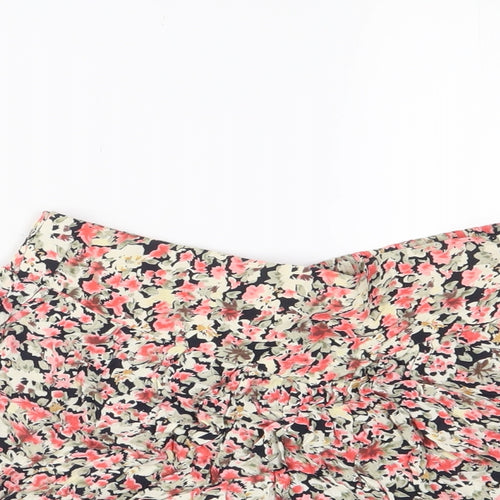 Innocent Womens Multicoloured Floral Viscose Basic Shorts Size XS Regular Pull On