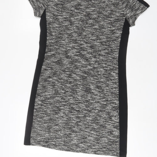 Avenue Womens Grey Polyester A-Line Size 12 Crew Neck Pullover