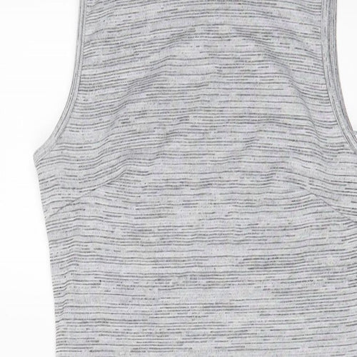 Select Womens Grey Polyester Bodycon Size 10 Crew Neck Pullover