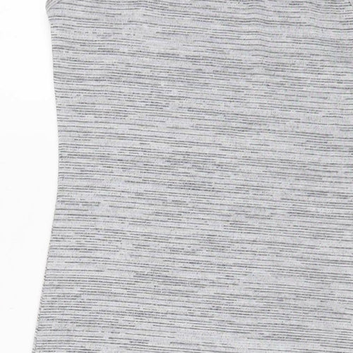 Select Womens Grey Polyester Bodycon Size 10 Crew Neck Pullover