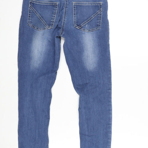 NEXT Girls Blue Cotton Jegging Jeans Size 11 Years L25 in Regular
