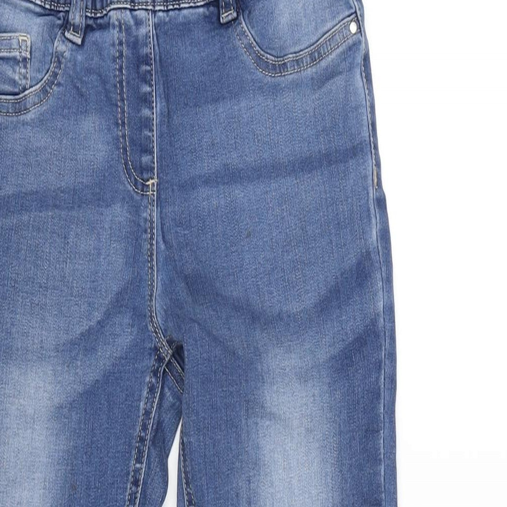 NEXT Girls Blue Cotton Jegging Jeans Size 11 Years L25 in Regular